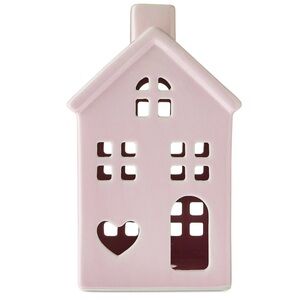 Ceramic House Pink 8” Valentine's Day